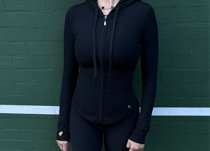 The sculpt jacket- black